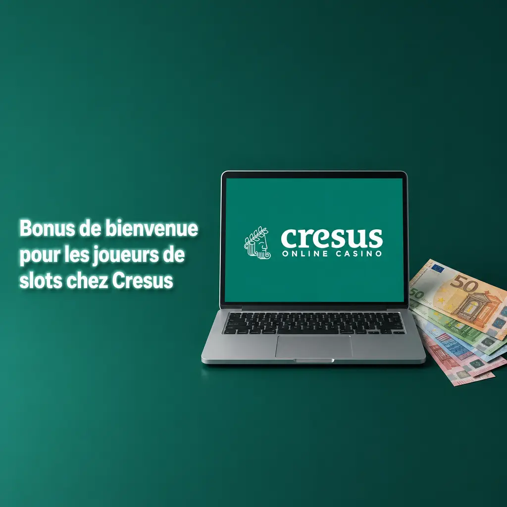 Bonus de bienvenue Cresus : 120% jusqu'à 400 EUR et 50 tours gratuits pour les machines à sous