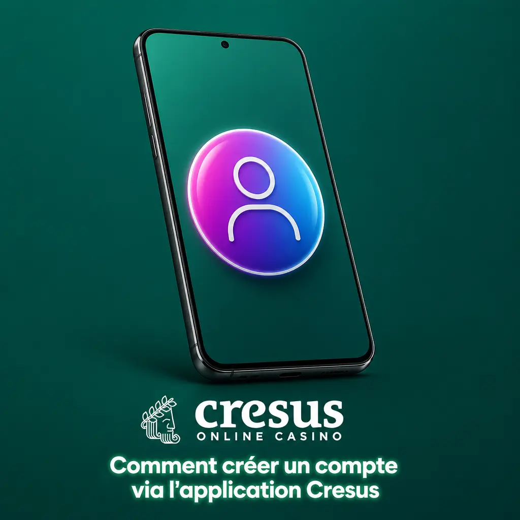 Étapes pour créer un compte sur l'application Cresus : inscription rapide via téléphone, e-mail ou réseau social.